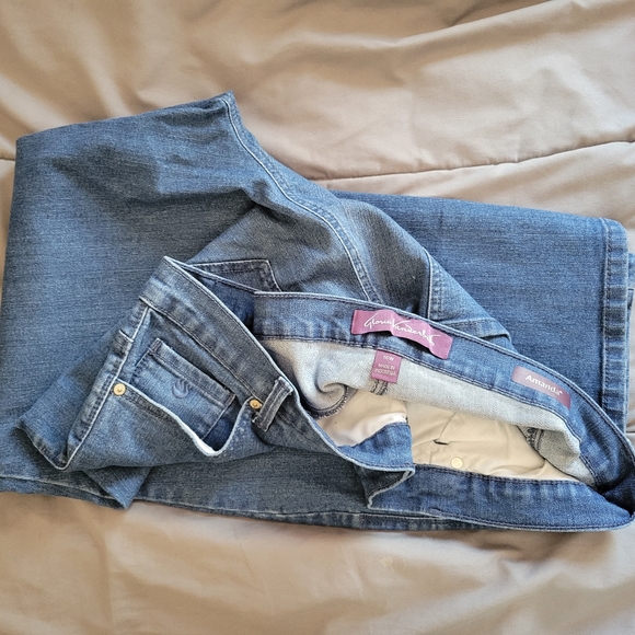 GLORIA VANDERBILT "Amanda" Denim Straight-Leg Jeans 16W - Picture 4 of 4